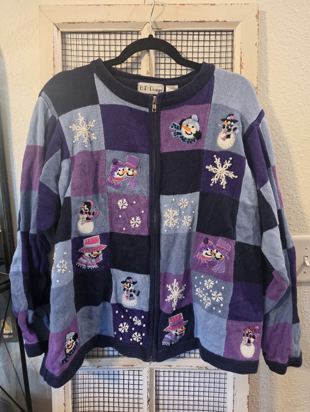 Vintage Snowman Sweater
